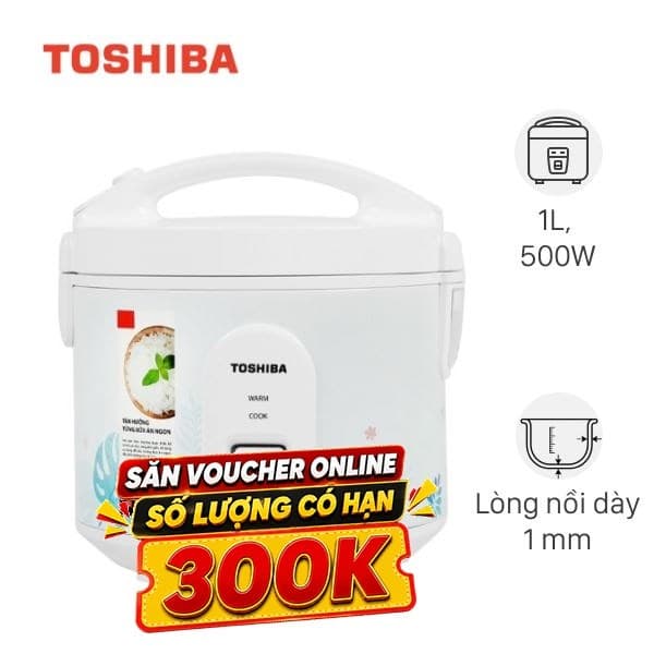 Toshiba 1 lít RC-10JH2PV (B) 1 lít