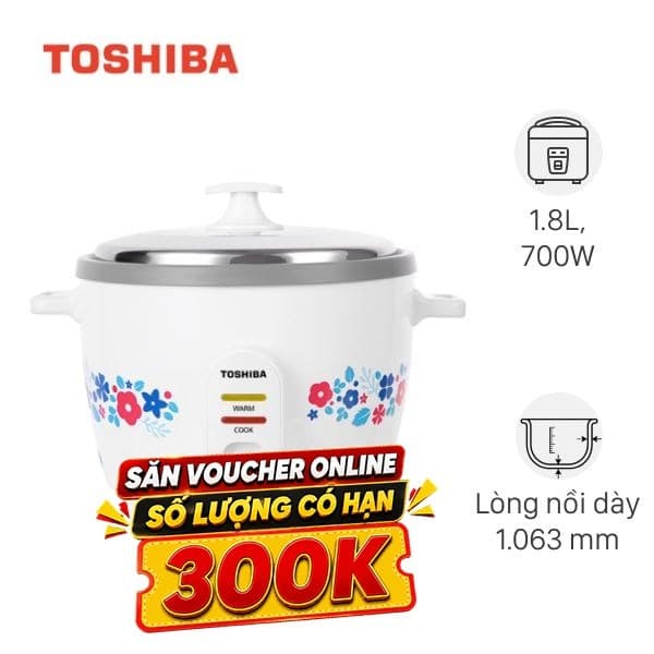 Toshiba 1.8 lít RC-18MH2PV (F) 1.8 lít