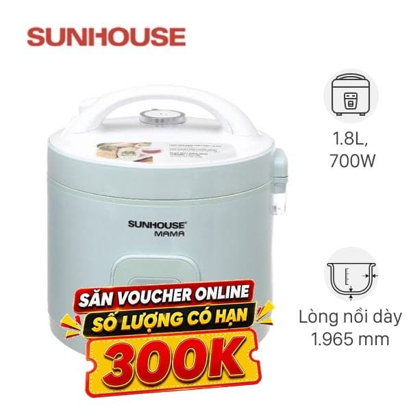 Sunhouse Mama 1.8 lít SHD8665B 1.8 lít
