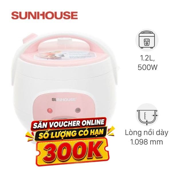 Sunhouse 1.2 lít SHD8217W 1.2 lít