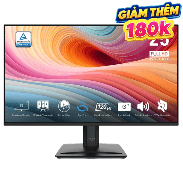 MSI PRO MP251 E2 FHD/IPS/120Hz/1ms 24.5"
