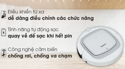 Robot hút bụi Kangaroo KGRB01 Trắng