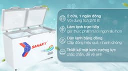 Sanaky 270 lít TD.VH3699A2KD 270 lít