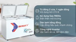 Sanaky Inverter 270 lít TD.VH3699A4K 270 lít