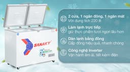 Sanaky Inverter 220 lít VH-2899W3 220 lít