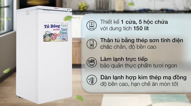 Sanaky 150 lít TD.VH180VD 150 lít