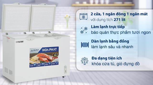 Hoà Phát 271 Lít HPF BD6271 271 lít