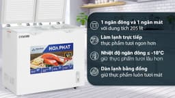 Hoà Phát 205 Lít HPF BD6205 205 lít