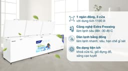 Hoà Phát 1190 lít HPF AD61190 1190 lít