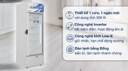 Alaska Inverter 300 lít LCI-300DX 300 lít