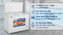 Hoà Phát 252 lít HPF AN6252 252 lít