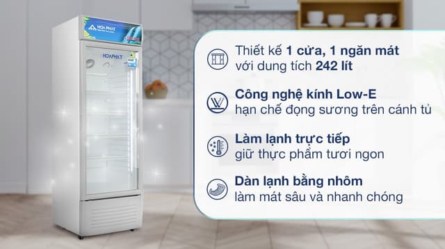 Hoà Phát 242 lít HSR S6242 242 lít
