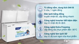 Hoà Phát Inverter 544 lít HPF AD8544 544 lít
