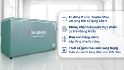 Kangaroo 430 lít KG430G1N 430 lít