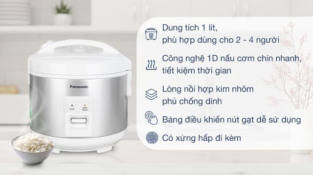 Panasonic 1 lít SR-MVN10LRAX 1 lít