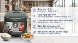 Tefal 1.8 lít RK818A68 1.8 lít