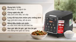 Tefal 1.8 lít RK737868 1.8 lít