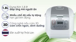 Toshiba 1.8 lít RC-18NMFVN (WT) 1.8 lít