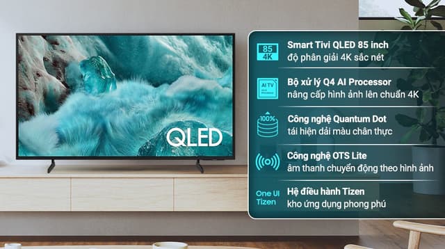 Samsung AI 4K QA85Q7FA 85"