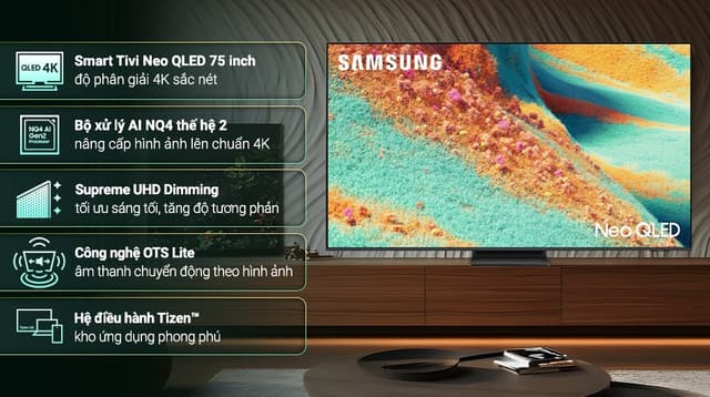 Samsung AI 4K QA75QN85F 75"