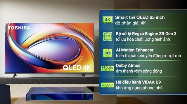 Toshiba AI 4K 65M450RP 65"