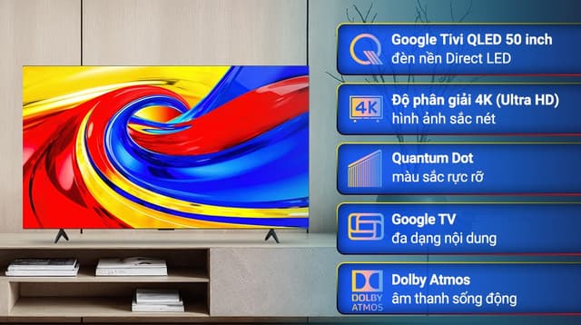 TCL 4K 50P7L 50"