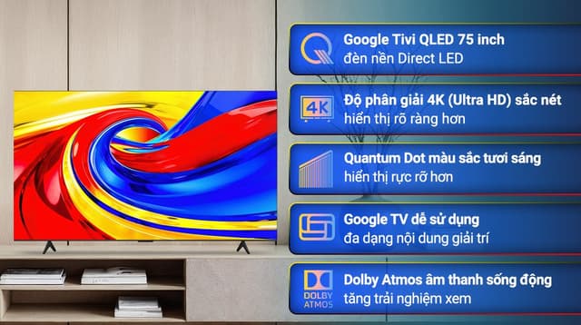 TCL 4K 75P7L 75"