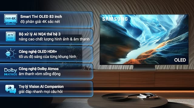 Samsung AI 4K QA83S90HA 83"