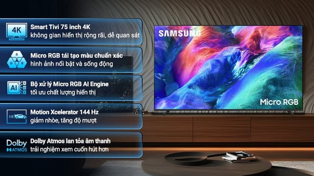 Samsung AI 4K MRA75R85HA 75"