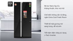 Sharp Inverter 605 lít SJ-FX688VG-BK 605 lít