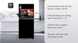 Toshiba Inverter 180 lít GR-B22VU UKG 180 lít