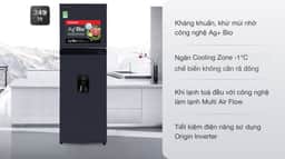 Toshiba Inverter 249 lít GR-RT325WE-PMV(06)-MG 249 lít