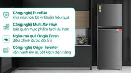 Toshiba Inverter 312 lít GR-RT416WE-PMV(58)-MM 312 lít