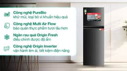Toshiba Inverter 338 lít GR-RT468WE-PMV(58)-MM 338 lít