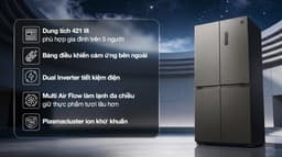 Sharp Inverter 421 lít SJ-FXP510V-MG 421 lít