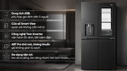 Haier Inverter 638 lít Multi Door HM800ASWMBVNU1 638 lít