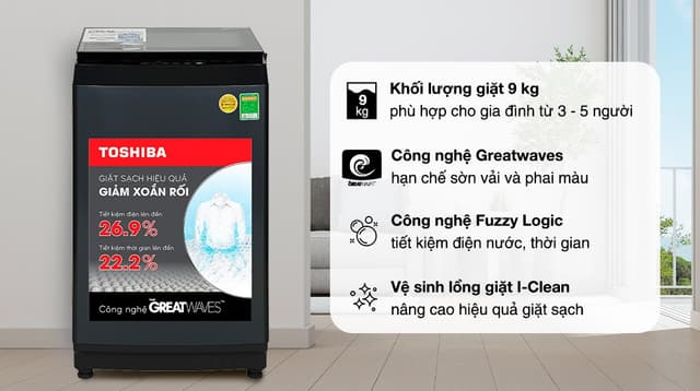 Toshiba 9 kg AW-M1000FV (MK) 9kg
