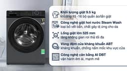 Aqua Inverter 9.5 kg AQD-A952J BK 9.5kg