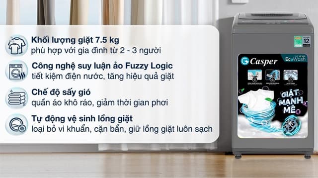 Casper 7.5 kg WT-75NG1 7.5kg