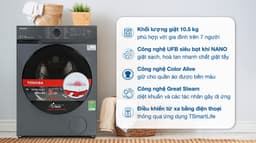 Toshiba Inverter 10.5 kg TW-T21BU115UWV (MG) 10.5kg