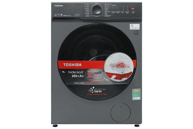 Toshiba Inverter giặt 10.5 kg - sấy 7 kg TWD-T21BU115UWV (MG) 10.5kg