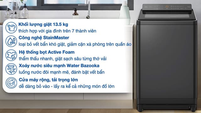 Panasonic Inverter 13.5 kg NA-FD135X3BV 13.5kg