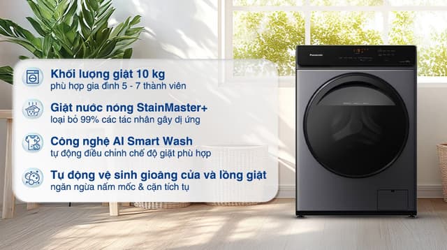 Panasonic Inverter 10 kg NA-V10FA1LVT 10kg