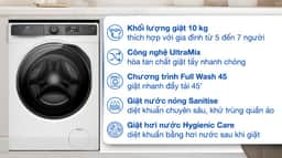 Electrolux UltimateCare 500 Inverter 10 kg EWF1023P5WC 10kg