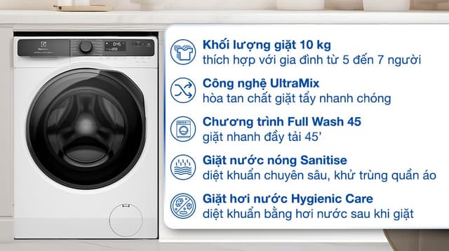 Electrolux UltimateCare 500 Inverter 10 kg EWF1023P5WC 10kg