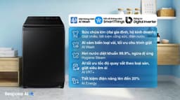 Samsung Inverter 21 kg WA80F21B9BSV 21kg