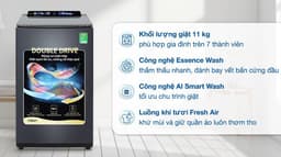 Aqua Inverter 11 kg AWM11-BSR1K (BU) 11kg