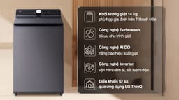 LG AI DD Inverter 14 kg T2314DX5G 14kg