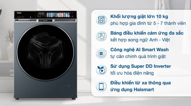 Haier X9 Inverter 10 kg HW100-BD14387GNU1 10kg