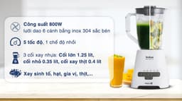 Máy xay sinh tố đa năng Tefal BlendForce Piano BL47YB66